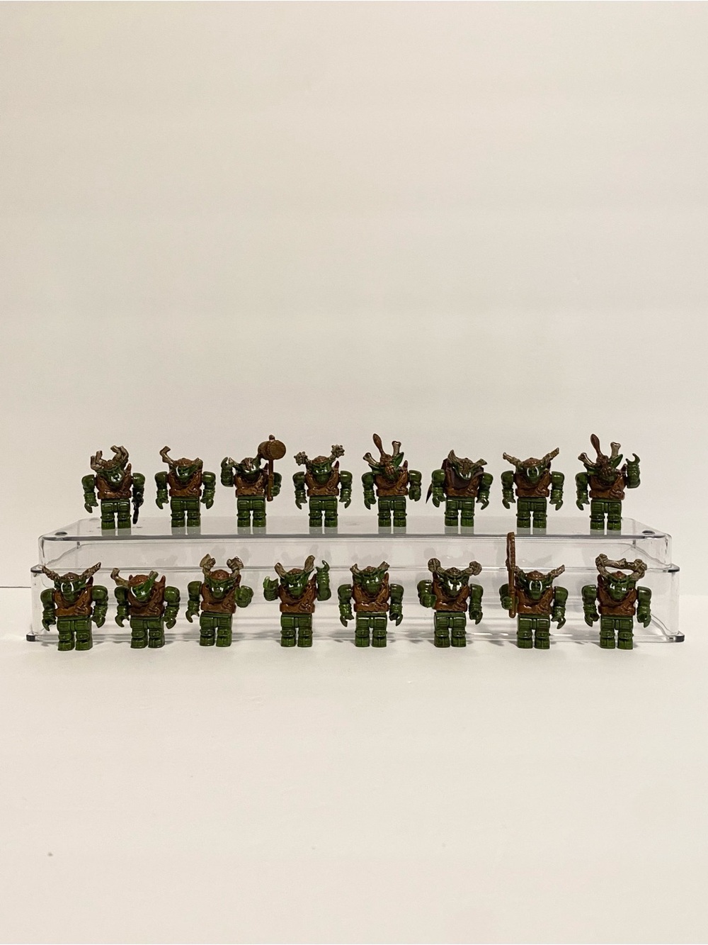 Mega Bloks Ogre Minifigures Dragon Krystal War Set Of 17 Vintage Accessories